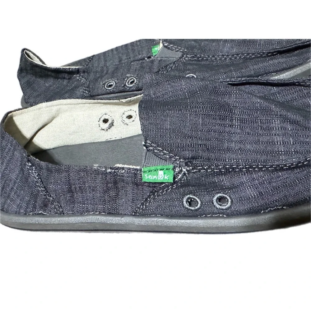 Sanuk slip sidewalk